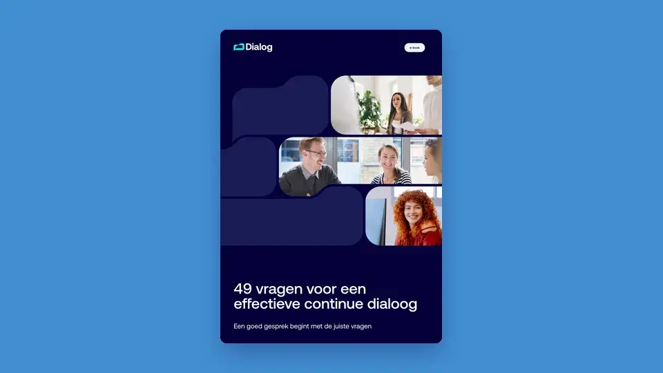 Omslag van ‘49 vragen voor een effectieve continue dialoog’