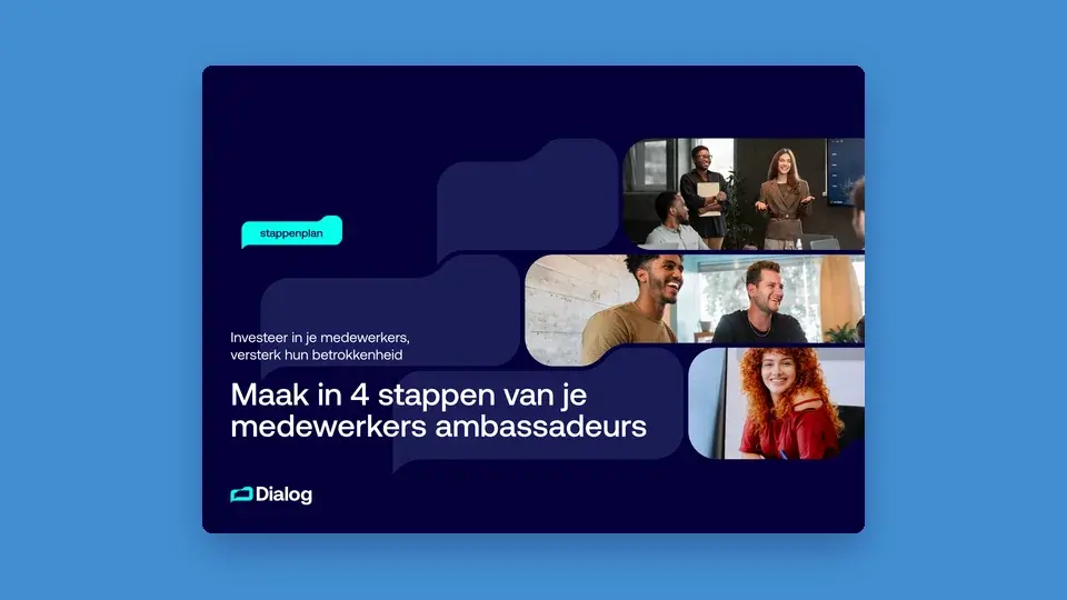 Omslag van ‘Medewerkers als ambassadeur in 4 stappen’