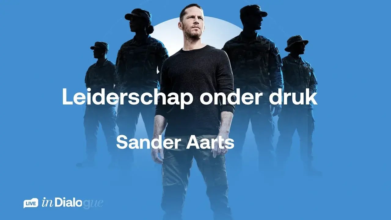 Omslag van aflevering 5: Sander Aarts en de titel ‘Leiderschap onder druk’