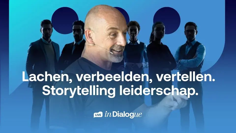 Omslag van aflevering 3: Ad Bastiaanse en de titel ‘Storytelling leiderschap’