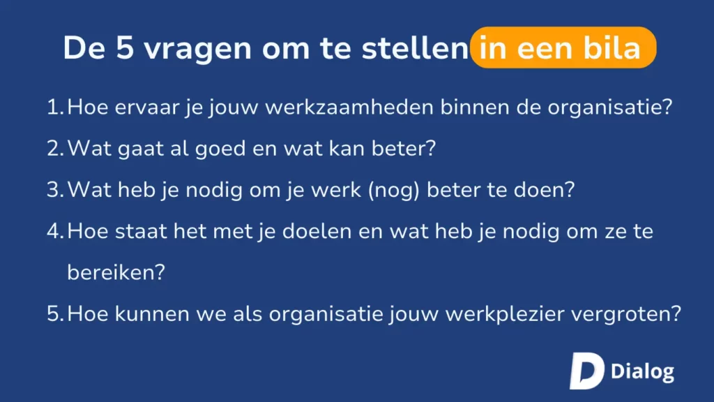 5 vragen voor een bila